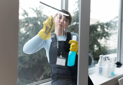 Nettoyage de vitres intérieures et extérieures à Brussieu